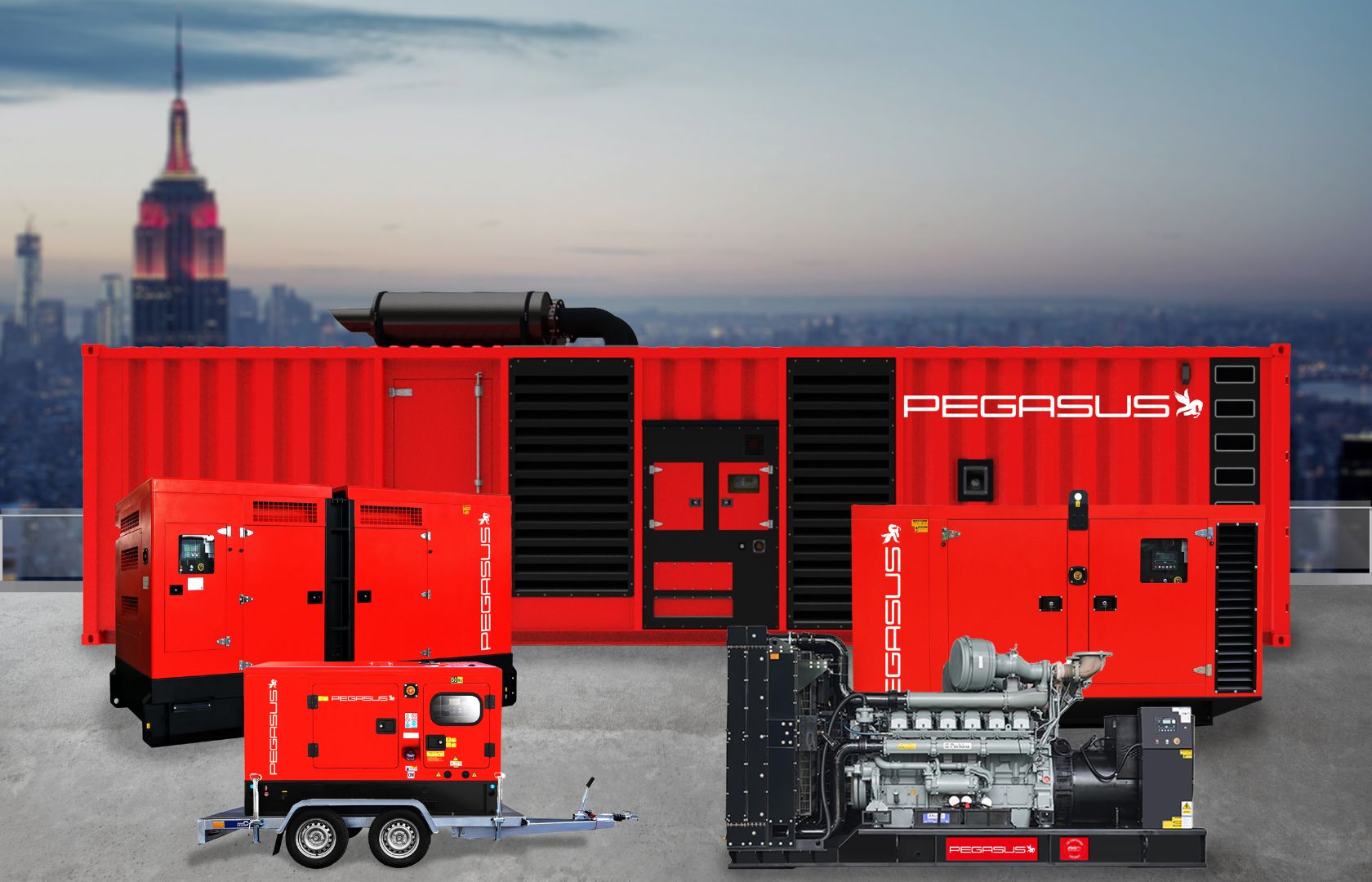 Industrial diesel generator set for the Canadian market